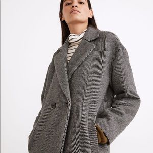 Madewell Herringbone Coat